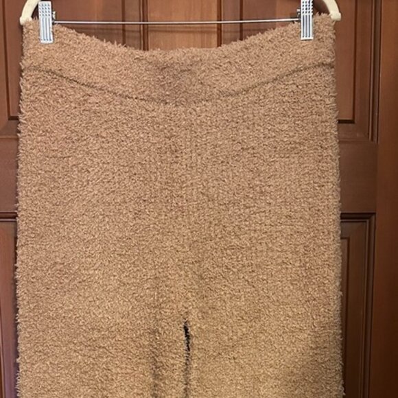 NWT Aerie Wide Leg Fuzzy Lounge Pants size- LARGE - Picture 1 of 4
